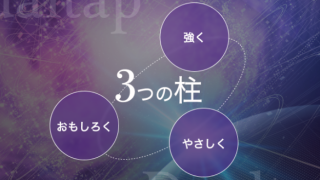 「強く」「やさしく」「おもしろく」